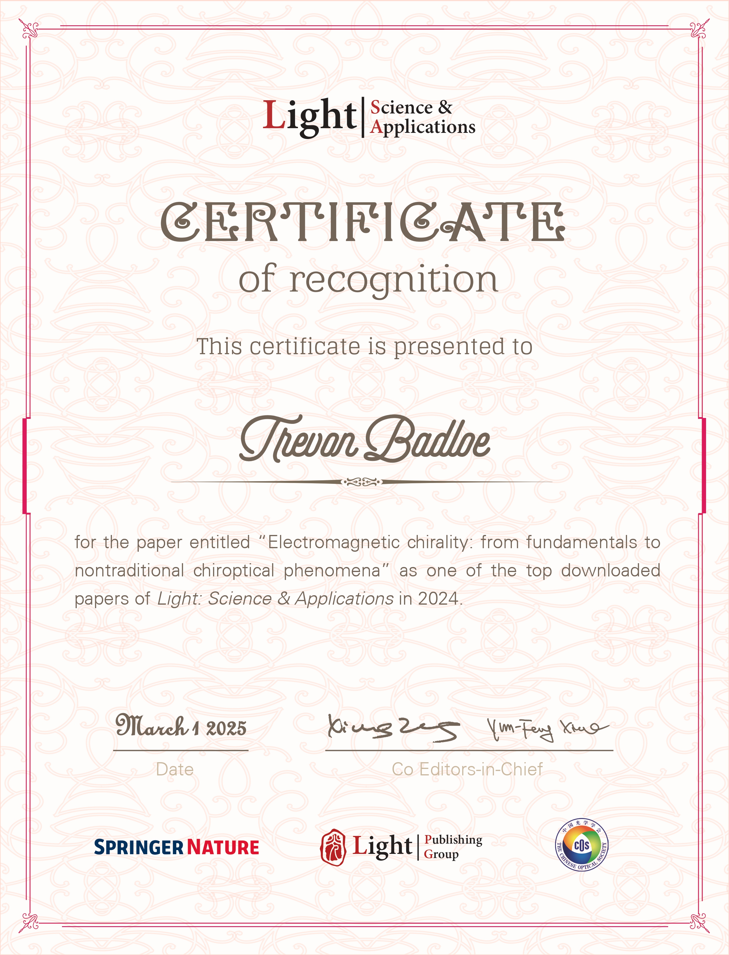 Our paper is recognised as one of the top downloaded in 2024!~