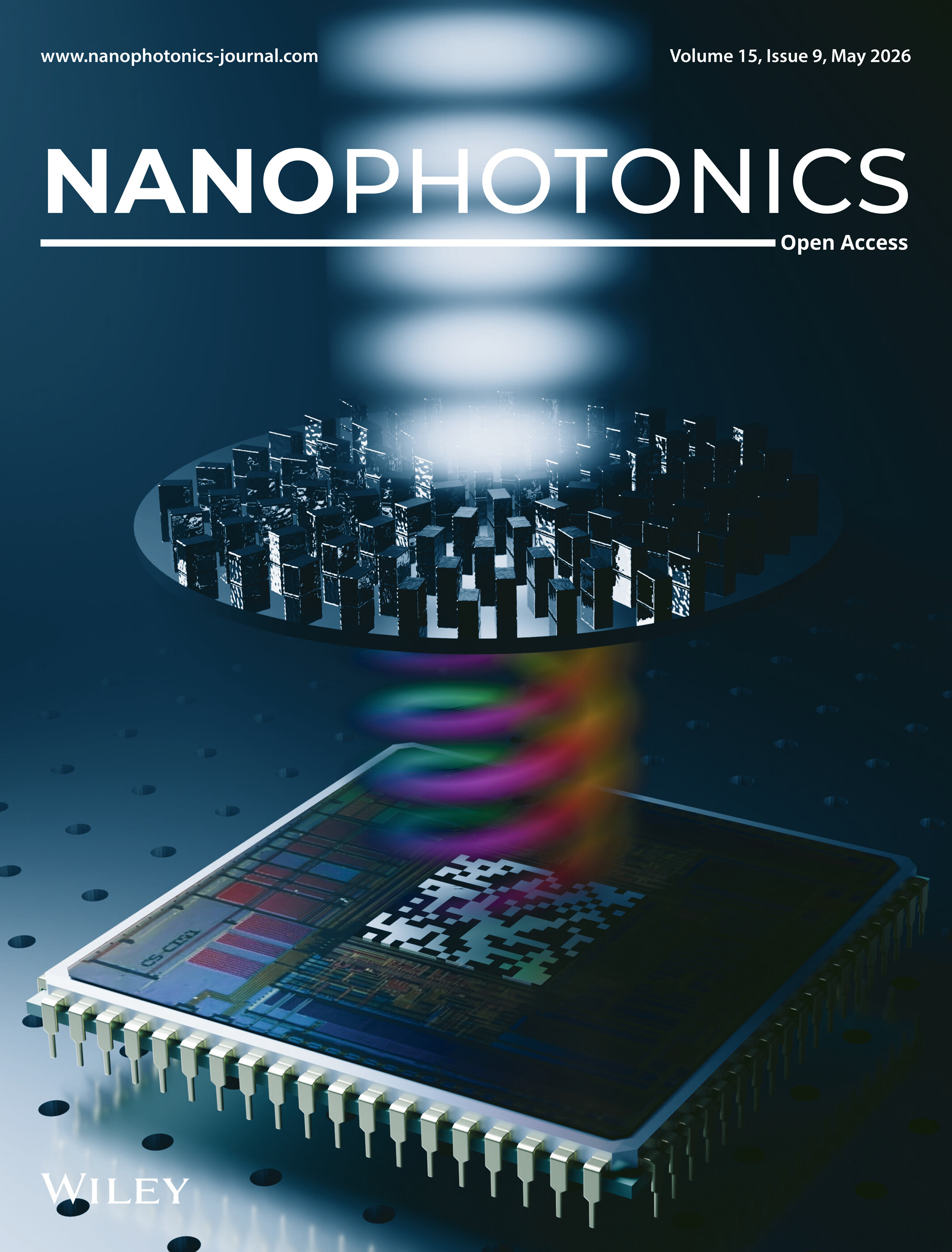 Our paper is featured on the Front Cover of Nanophotonics~!